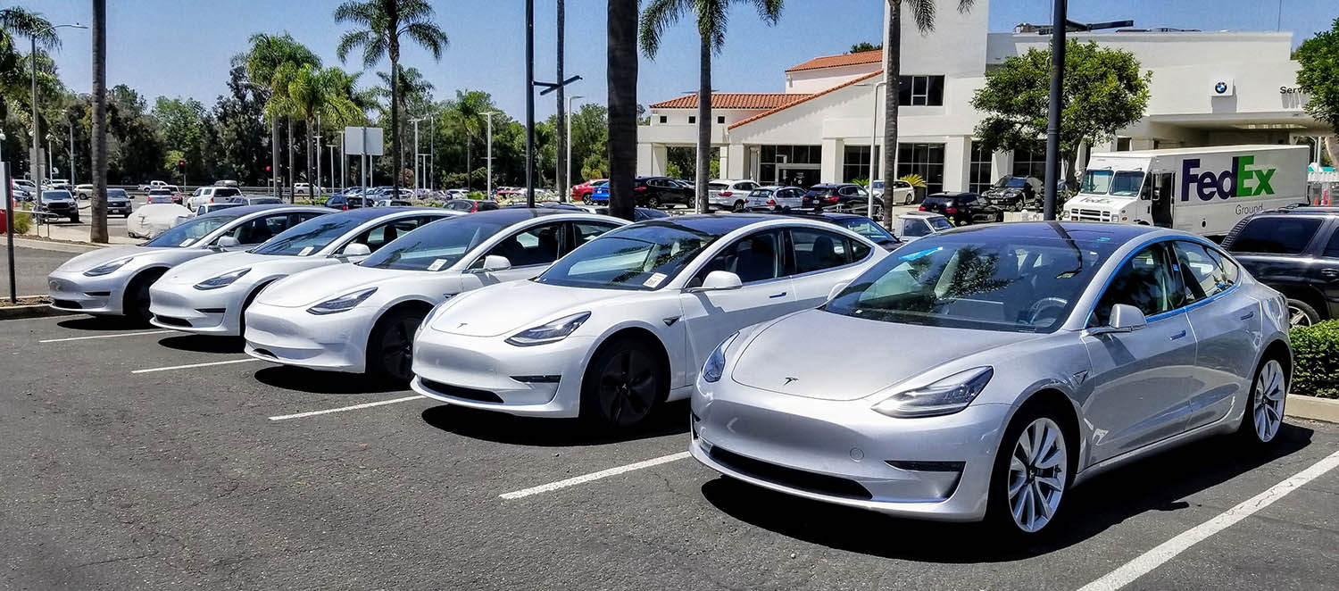 tesla-model-3-lineup-delivery-santa-barbara-service-center