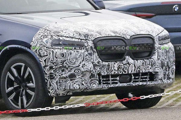 2021年亮相/外观更时尚 中期改款宝马iX3谍照曝光
