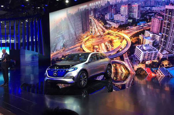 奔驰EQ概念车在广州车展国内首次亮相