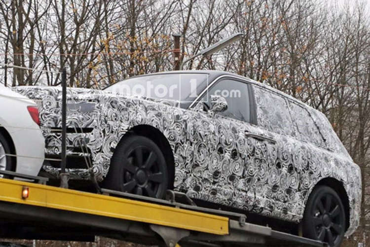 劳斯莱斯Cullinan谍照曝光 混动版提上日程