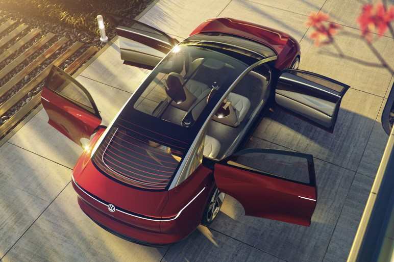 提前领略未来汽车 大众I.D. Vizzion最早2020年量产