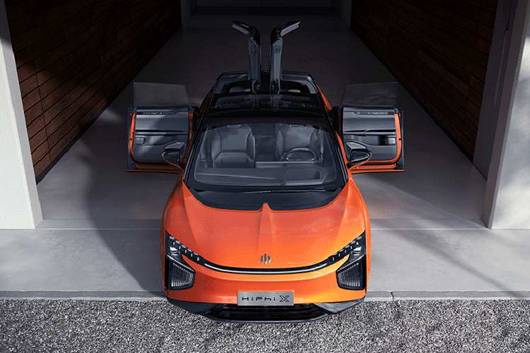 “变形金刚”六扇门 高合HiPhi X展翼门细节曝光