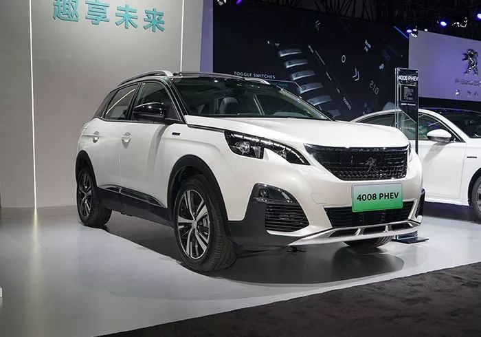 进军新能源车市场 车展实拍东风标致4008 phev